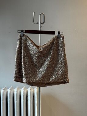 Zara Sequin Mini Skirt